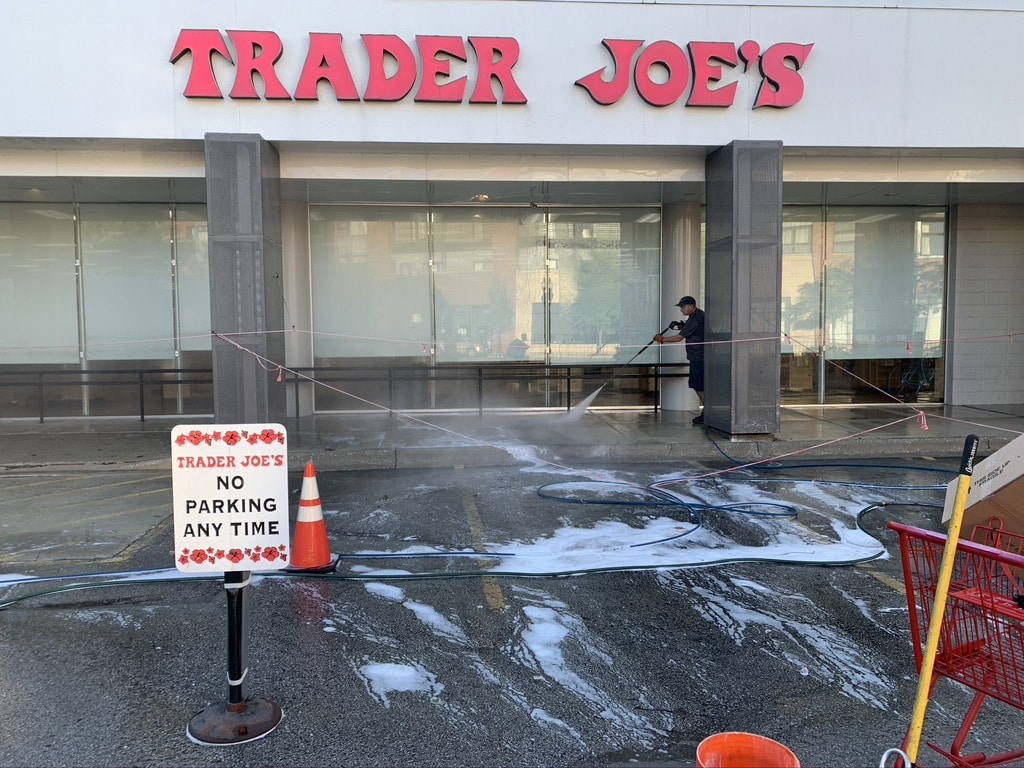 Storefront Power Washing Chicago